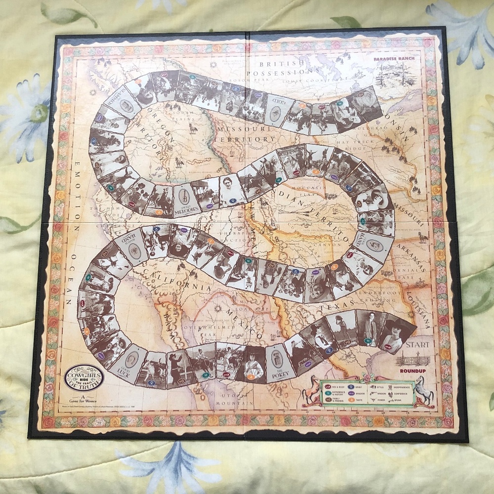 Girlfriends Cowgirls Ride the Trail of Truth Board Game - Picture 2 of 8